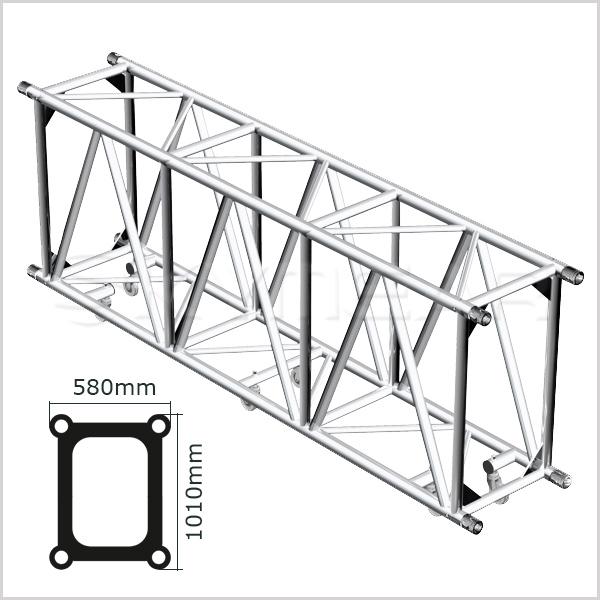 S10158-Spigot Truss 1010x580mm/39.76"x22.83"