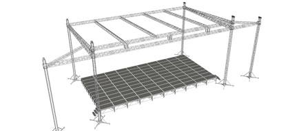 What Is The Preparatory Work Before The Aluminum Stage Is Built?