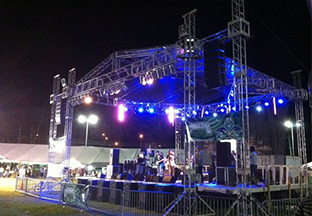 stage lighting truss