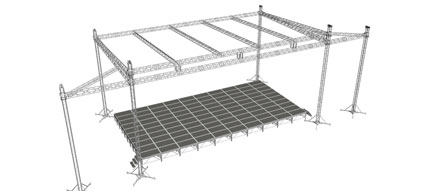 stage lighting truss design