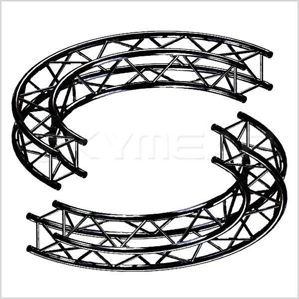 Black Half Circle Truss