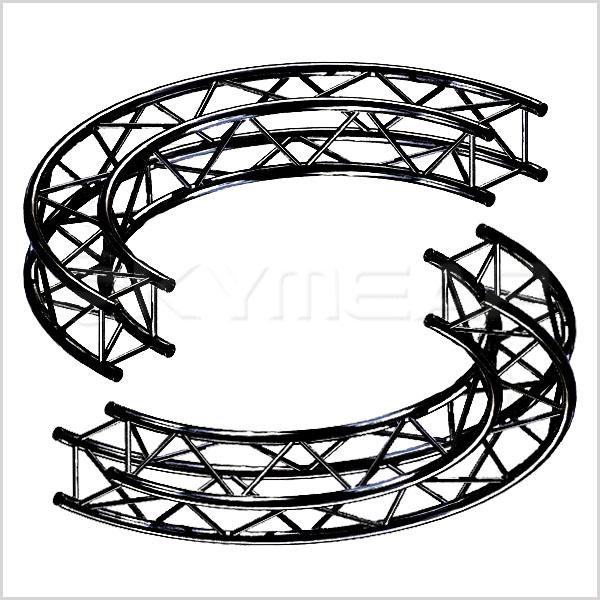 Black Half Circle Truss