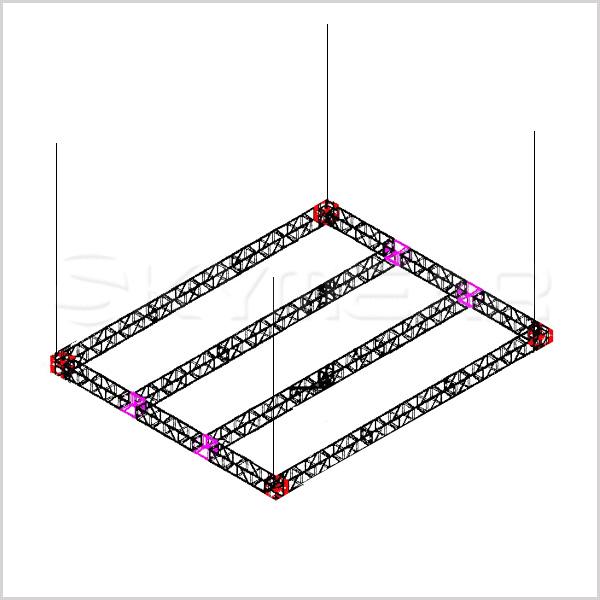 Box Plated Hanging Truss