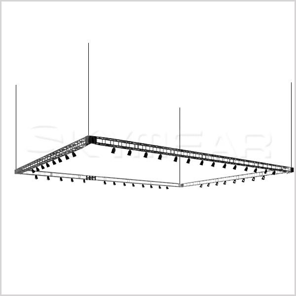 Black Hanging Truss